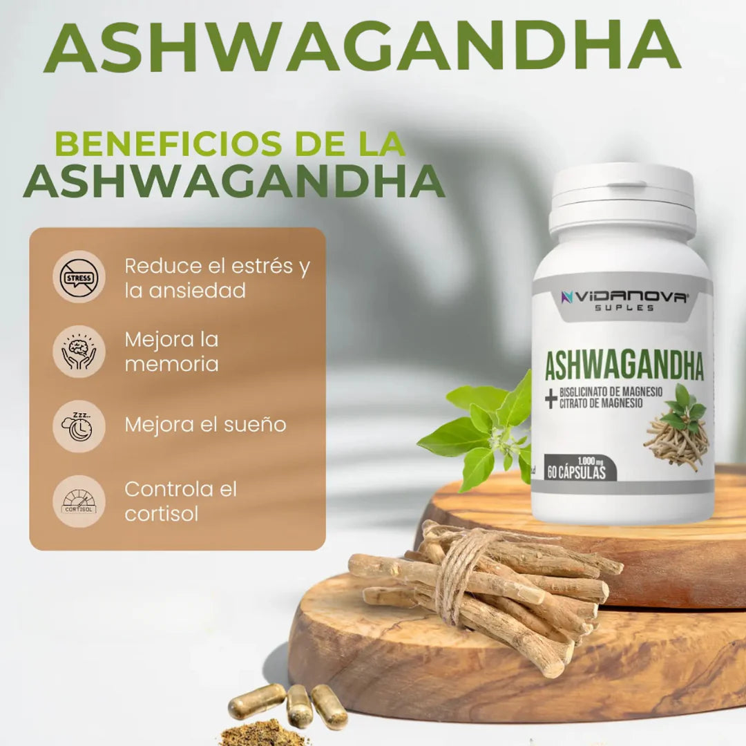ASHWAGHANDA 60 CAPSULAS