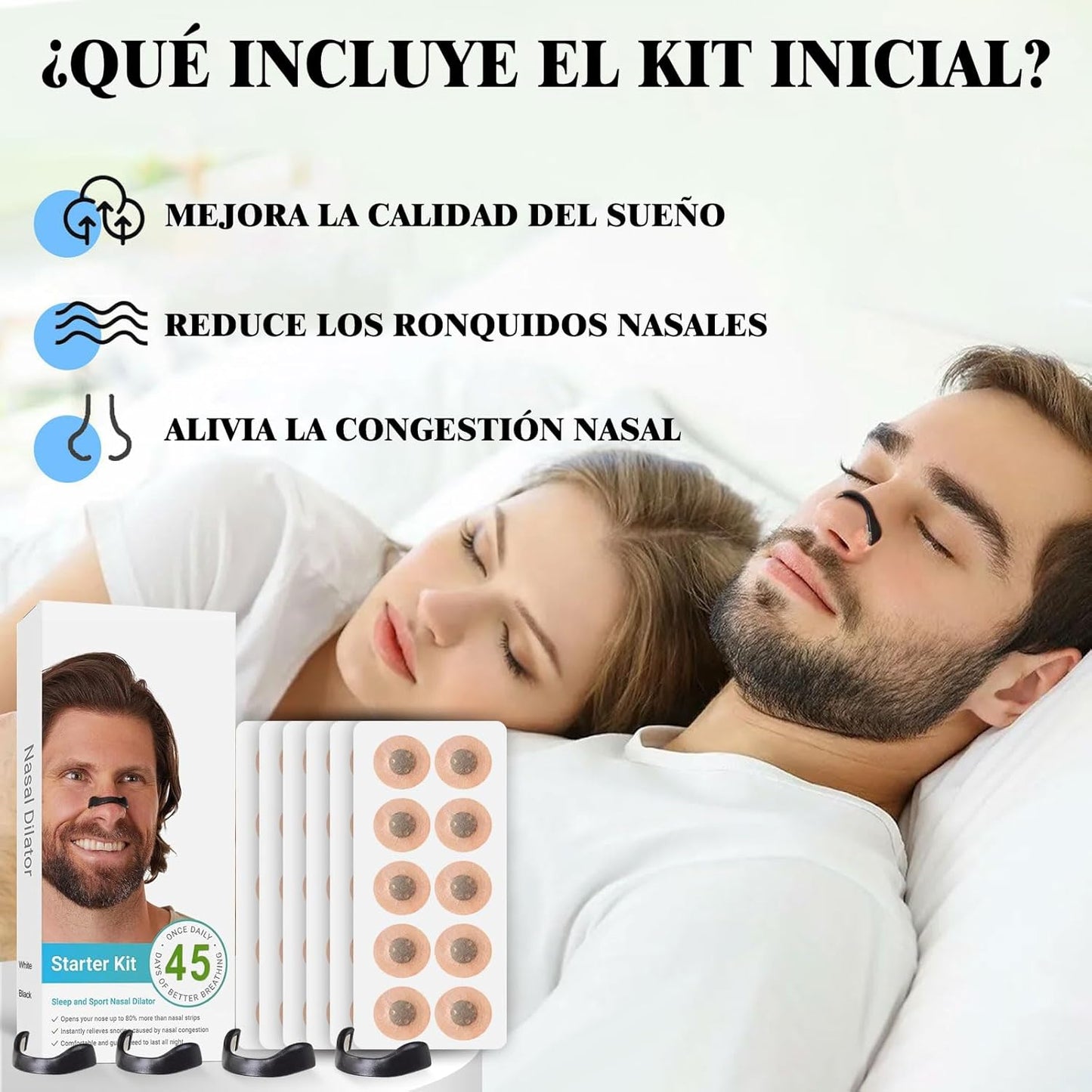 Parches Nasales Magnéticos 30 Unidades™
